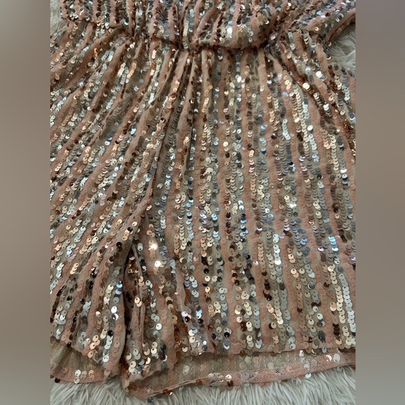 Raga by Anthropologie Sariah Sequined Romper - Size M - Picture 7 of 9